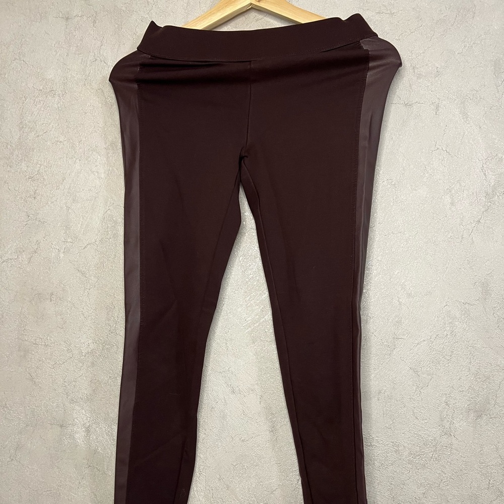 Red Leather Legging